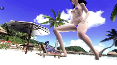 Widowmaker Gets Poisoned by Giantess D.VA's Toxic Fart Attack
