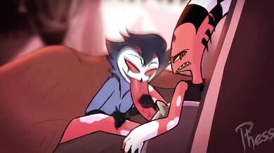 Stolas and Blitzo Get Lewd and Filthy with Phess