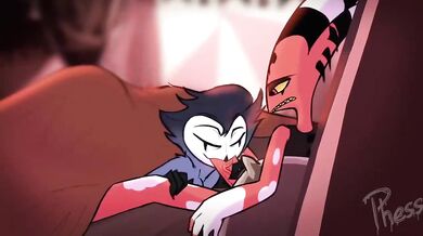 Stolas and Blitzo Get Lewd and Filthy with Phess