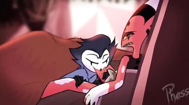 Stolas and Blitzo Get Lewd and Filthy with Phess