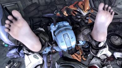 [AnKhajiit] Kat's Triple Anal Violation from Behind (Angle 2)