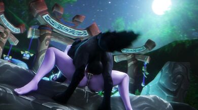 Wolfing Down Tyrande's Pussy: Noname55's Animalistic Fantasy