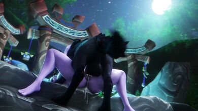 Wolfing Down Tyrande's Pussy: Noname55's Animalistic Fantasy