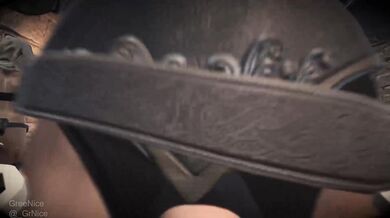 Futa Guard Takes it Down the Throat in POV Throatfucking Action