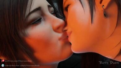 Lara's Sexy Seduction: The Forbidden Kiss with Sound Effects