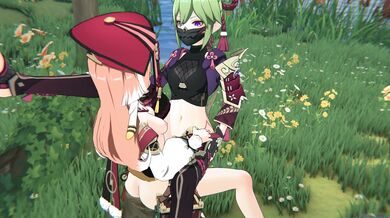 Horny Ninja Kiwi Tames Wild Fox Yvonne in a Furry Frenzy