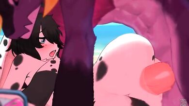 Wicked Bestiality with a Feminized Pup