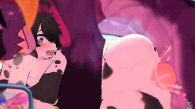 Wicked Bestiality with a Feminized Pup