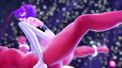 The Horny Towa-Sama From HMV Pumps Up Her Boobs In A Lustful Fit Of Pleasure While Wearing A Naughty Race Queen Costume!