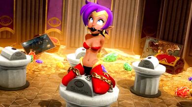 Shantae's Pussy Tormented by Vibrators in 3D
