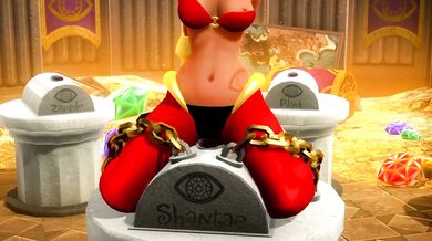 Shantae's Pussy Tormented by Vibrators in 3D