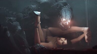 Wanton Ada Wong and the Horny Zombie Bounty Hunter