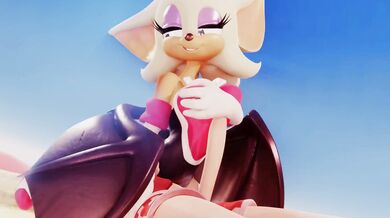 Cumingham with Rouge the Bat