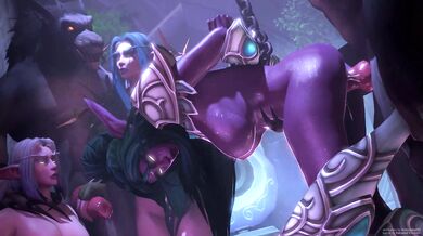 Wild Worgen Love with the High Priestess of Elune - Ambrosine92