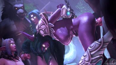 Wild Worgen Love with the High Priestess of Elune - Ambrosine92