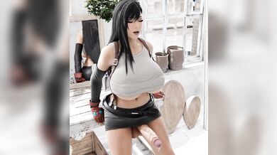 Tifa Lockhart's Futanari Milk Shower Orgy [Futanari]