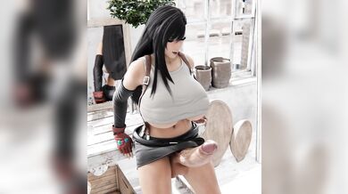 Tifa Lockhart's Futanari Milk Shower Orgy [Futanari]