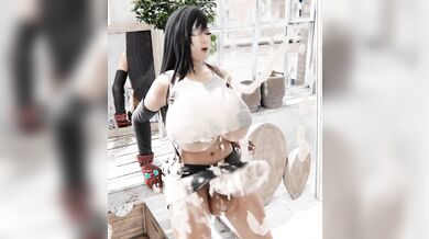 Tifa Lockhart's Futanari Milk Shower Orgy [Futanari]