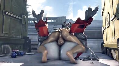 Horny Elite Alien Fucks Human Female with Super Strength