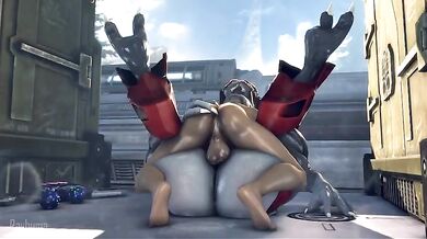 Horny Elite Alien Fucks Human Female with Super Strength