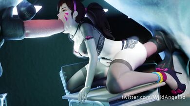 Two Sided Penetration of Dva in Lingerie Sex