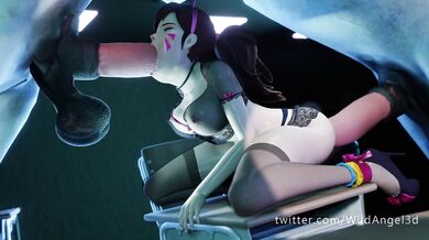 Two Sided Penetration of Dva in Lingerie Sex