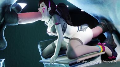 Two Sided Penetration of Dva in Lingerie Sex