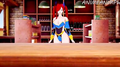 Erza's Naughty Tail