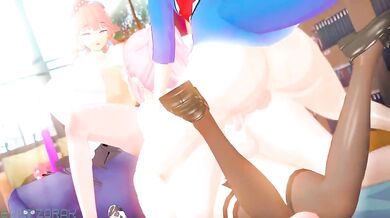 Five Slutty Princesses Get Fucked in Every Hole by a Horny Prince Charming!