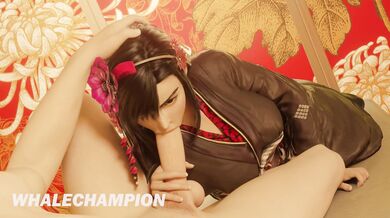 Tifa's Slutty Oral Service in a Sexy Kimono [Japornstar]