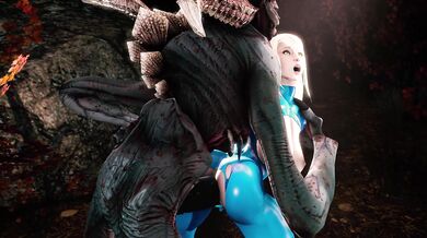 Samus's Fuck Hole Gets Ravaged by TheNewVice's Massive Cock During Hardcore Action