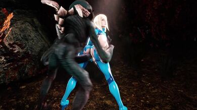 Samus's Fuck Hole Gets Ravaged by TheNewVice's Massive Cock During Hardcore Action