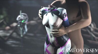 D.va's Blowjob and Gaping Hole Fiesta