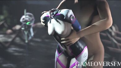 D.va's Blowjob and Gaping Hole Fiesta