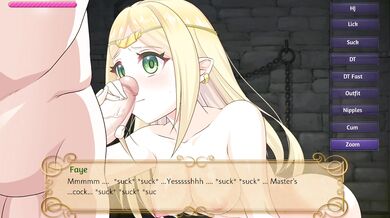 Elven Conquest: Faye's Soft and Hard Dungeon Blowjob Session