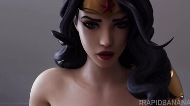 Fucking Wonder Woman from a First-Person Perspective