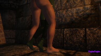 [4K] The Horny Argonian Nanny