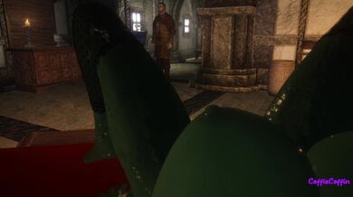 [4K] The Horny Argonian Nanny
