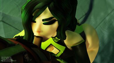 Falling for Shego's Tongue Play