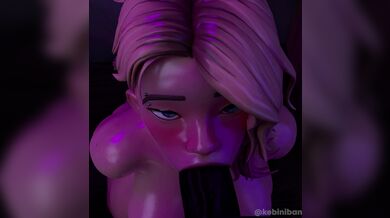 Spidergwen's Slippery Slope: A Blowjob Odyssey