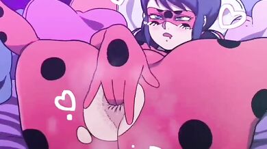 Anal Sex with Ladybug and her Tiny Fingers