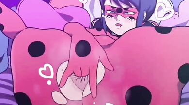 Anal Sex with Ladybug and her Tiny Fingers