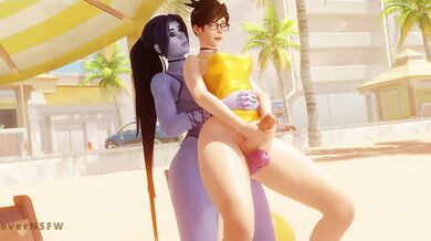 Widowmaker and Ashe's Modern Revolt with a Futanari Twist: Overwatch PMV - LOCA