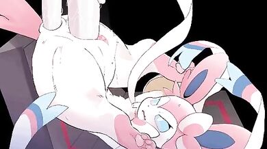 Fucking Sylveon in a Gangbang Orgy