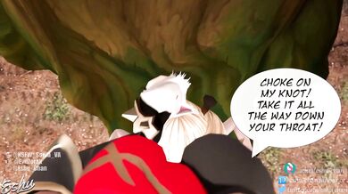 Elin and Dehya's Wicked Threesome with Eshu-Chan
