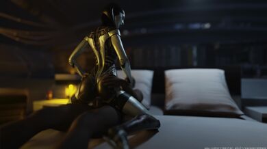Shepard's Anal Invasion with Edi's Savage Cabbage [4K]