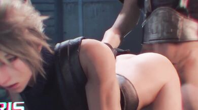 Nice Fucking Problems: Link, 9S and Cloud Hentai Masturbation Video