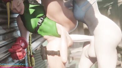 Pixelated Dick Stroking Cammy's O-face