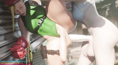 Pixelated Dick Stroking Cammy's O-face