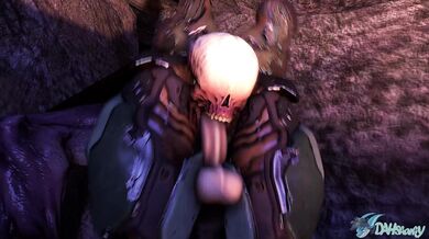 Deepthroating the Hellish Knight